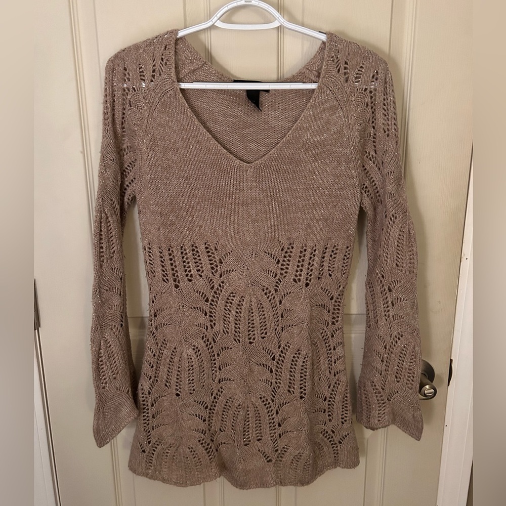 INC-Tan Sweater-Size Medium